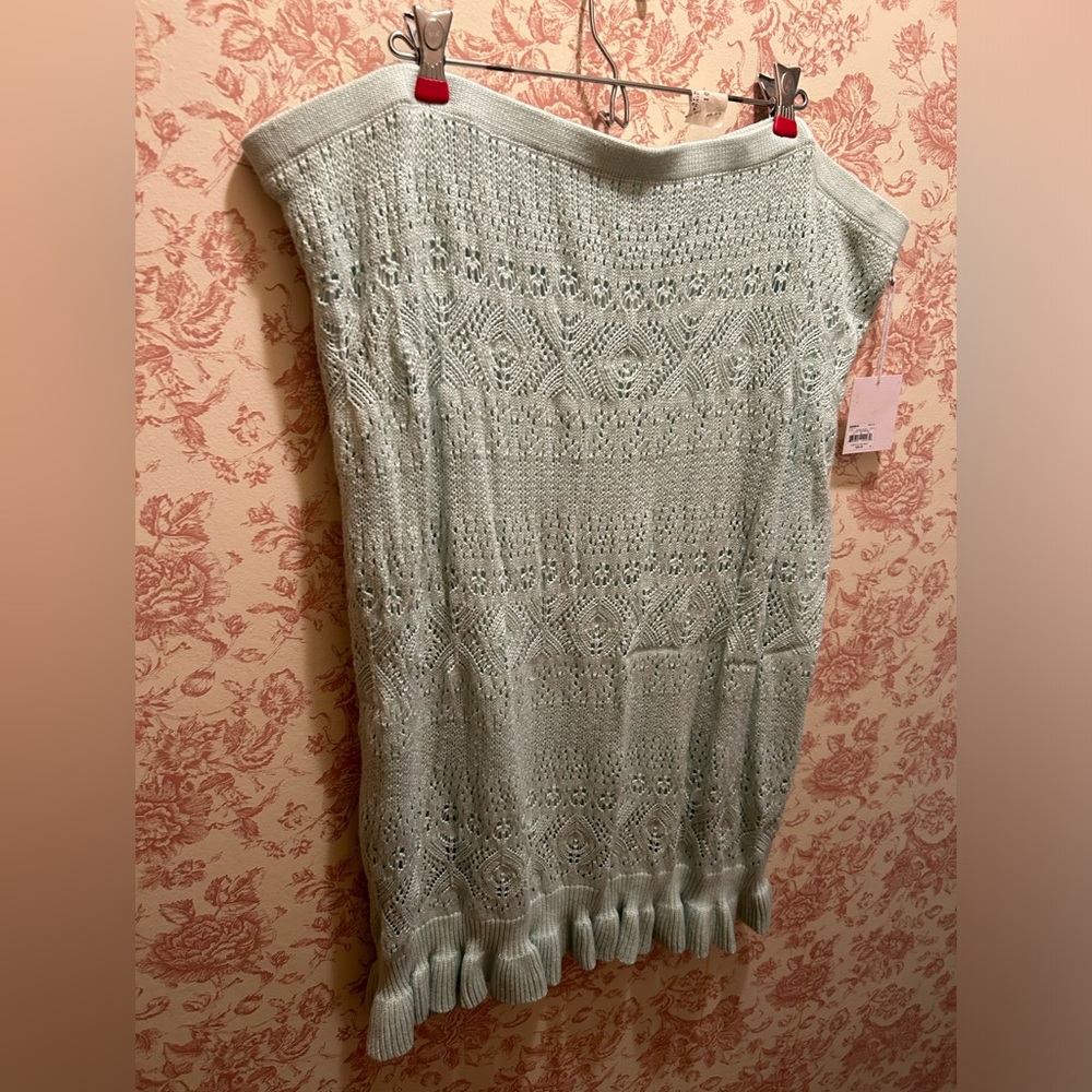 Lauren Conrad New with Tags Mint Green Knit Skirt 3X